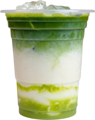 ماتشا Pistachio في الكوب