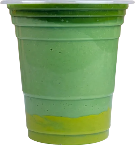 Lush smoothie in the cup