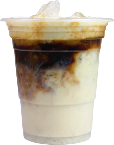 لاتيه Vanilla في الكوب